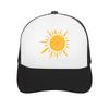 Playful Golden Sun Burst Emblem Mesh Baseball Cap Casual Hat Outdoor For Womens Unisex FeUnisex