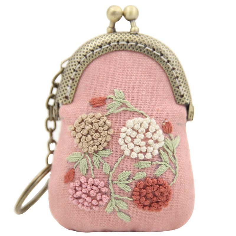 Lu Embroidery Necklace & Coin Purse DIY Kit - Handmade Gift for Girls