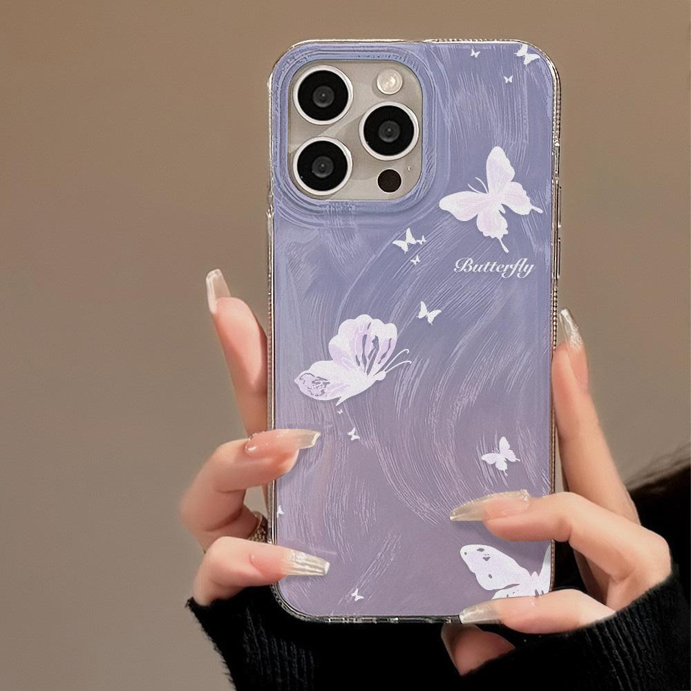 

Чехол для телефона Feather Luster для Samsung A53 A14 A33 A12 A32 S24 S23 Plus S20 S21 FE для iPhone 17 15 16 13 Pro 17 16 Pro Max Чехол для телефона с бабочкой и бантом iPhone 17 чистый