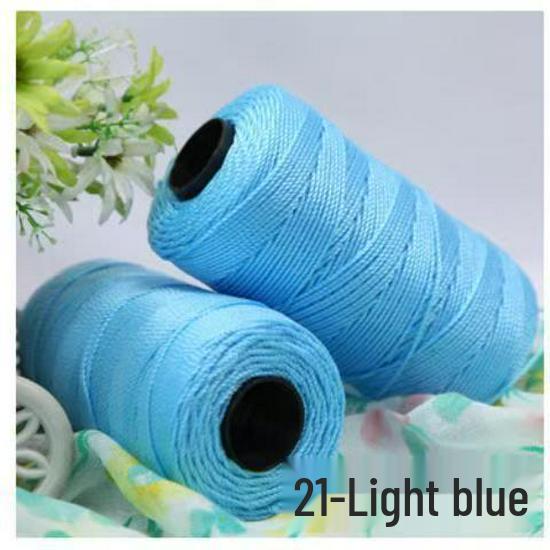 Ice Silk Three-Strand Yarn for Crochet Bags, Hats, Seat Cushions, Bottle Sleeves, and Slippers