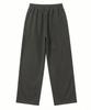 Noming One-Pleat Wide Sweatpants - Charcoal