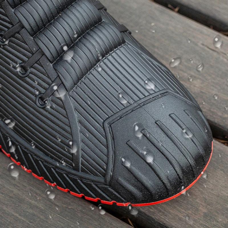 Rain Shoes for Men Fashion Non-slip Men Rain Boots New Comfortable Waterproof Working Boots Platform Outdoor Fishing Shoes Male