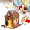 Cardboard Sets, Christmas DIY Room Table Decoration, Handmade Paper Material, Project Art for