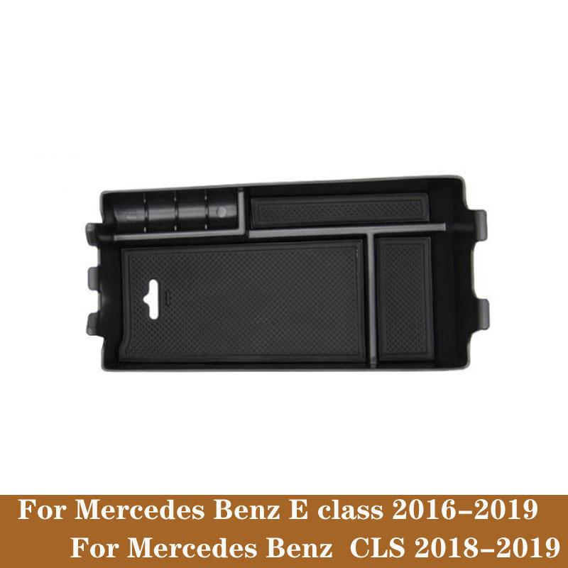 Interiér vozu Úložná schránka ve středové loketní opěrce Pro Mercedes Benz E Class W213 E200 300 2016- Pro Benz A/B class CLA GLA