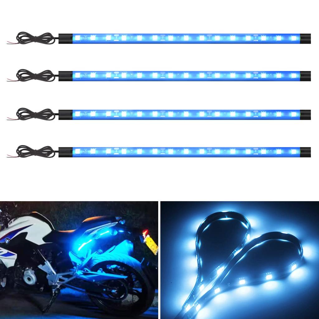 Car LED Tape Light, Foot Lamp, Motorcycle, Double Sided Tape, Underfoot Lighting, Interior Decoration,