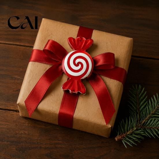 Ornamenti da Appendere a Caramella a Bastoncino a Strisce Ornamenti di Caramelle di Natale, Bastoncini di Caramella alla Menta Rossi Bianchi Ciondoli in Legno, Decorazione per Feste Festive Decorazione per Albero per Natale
