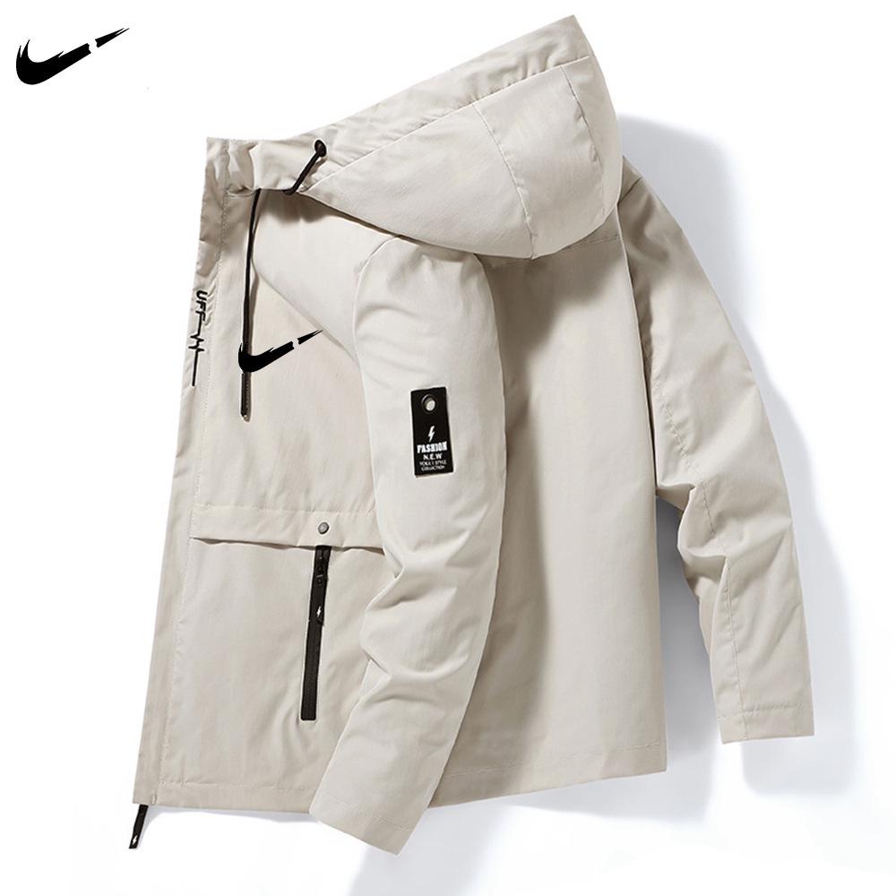 Herren Trendy Kapuzen-Frühlings-/Herbst-Freizeitjacke mit Sonnenschutz