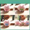 Bow Piglet Cute Keychain Cartoon Children Backpack Plush Pendant Doll Gifts
