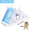 New PVC Hamster Slide DIY With Ladder And Slide Hamster House Assembled Hamster Accessories For Small Pets
