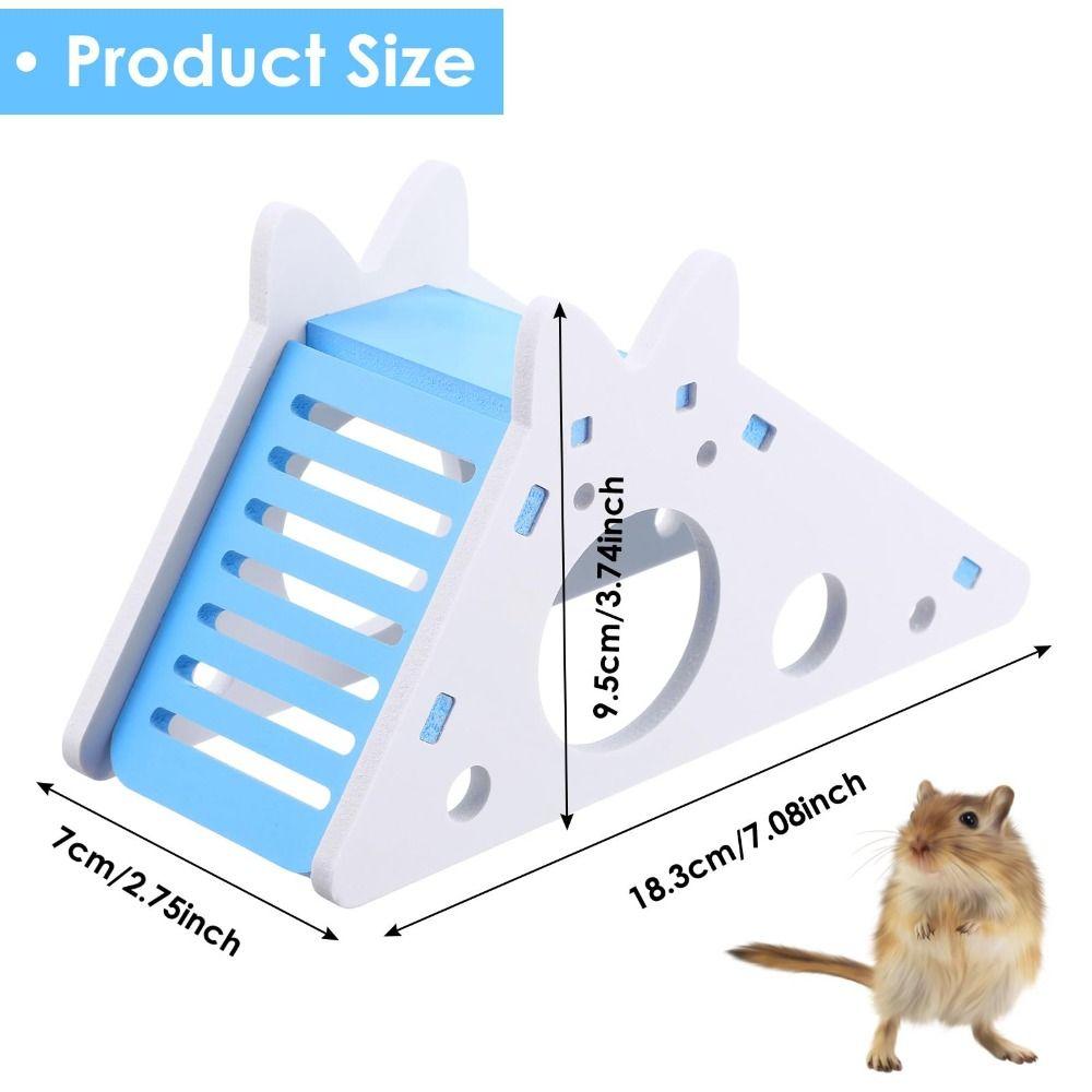 New PVC Hamster Slide DIY With Ladder And Slide Hamster House Assembled Hamster Accessories For Small Pets