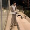 Stand Collar Cotton Vest Men's Autumn and Winter Loose Warm Coat Korean Style Trendy Sleeveless Cotton Coat