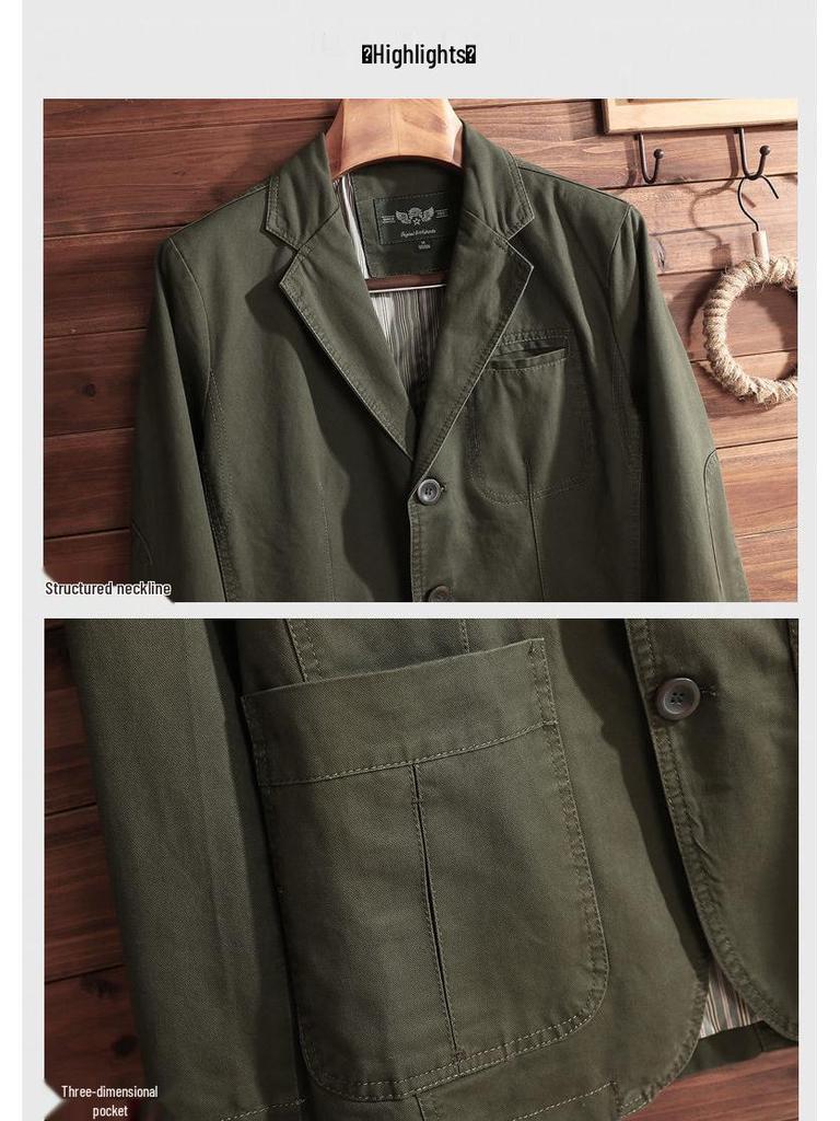 Veste décontractée pour homme printemps et automne coupe ample