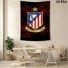 Atletico Madrid Crest Bedding 1 Duvet Cover 2 Pillowcase Without Core Bedding Set Christmas Birthday Gift Duvet Cover And Pillowcase Bedding