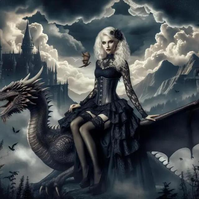 

Красивая Сексуальная Принцесса Дракон Сделай сам 5D Полная Алмазная Живопись Наборы для Вышивания Эльфийская Девушка Алмазная Мозаика для Декора Гостиной Full Round 50x50CM