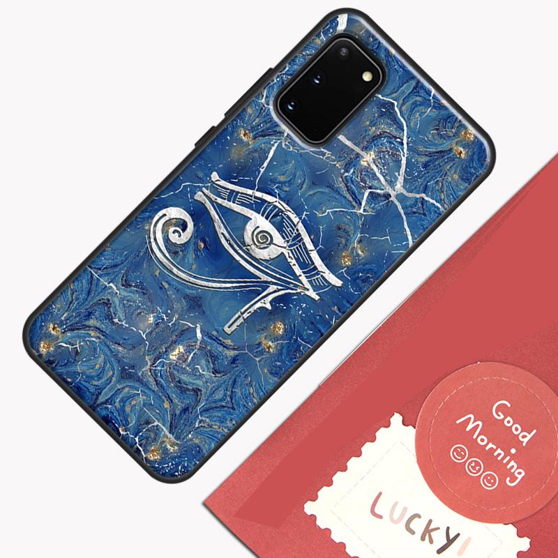 Ägypten Pharao Wandmalerei Handyhülle Für Samsung Galaxy S26 S25 Ultra S20 S21 S22 S23 S24 S10 Plus S25 FE Hülle Schale
