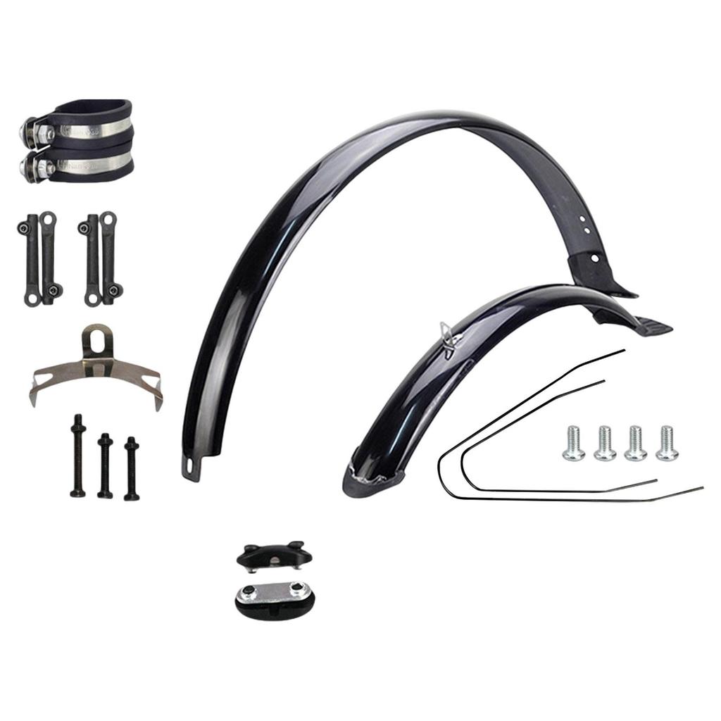Mountain Bike Mudguards Road Bicycles Fenders 27.5 inch Rustproof Front and Rear Fender Set Cycling Fender Set Wheel Fenders