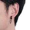 Steel Fake Piercing Korean Style Ear Cuff Fashion Jewelry Cross Clip Earring Non-Piercing Earring