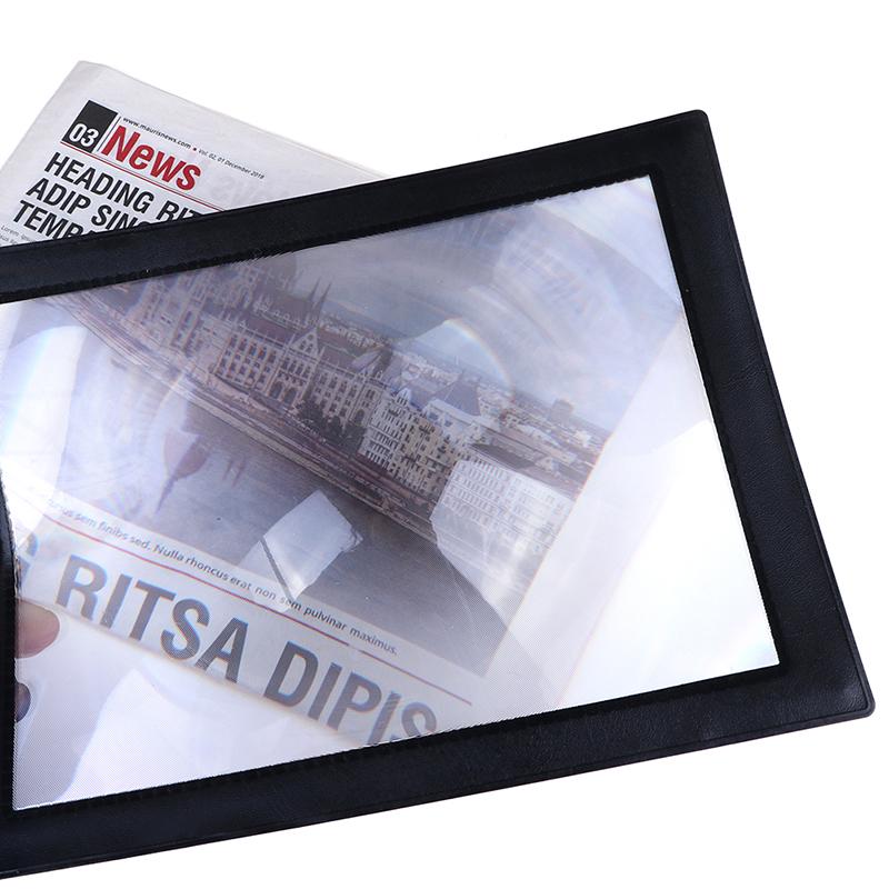 Home Office Supplies A4 Large Sheet Magnifier Glass Reading Aid Lens For Reading