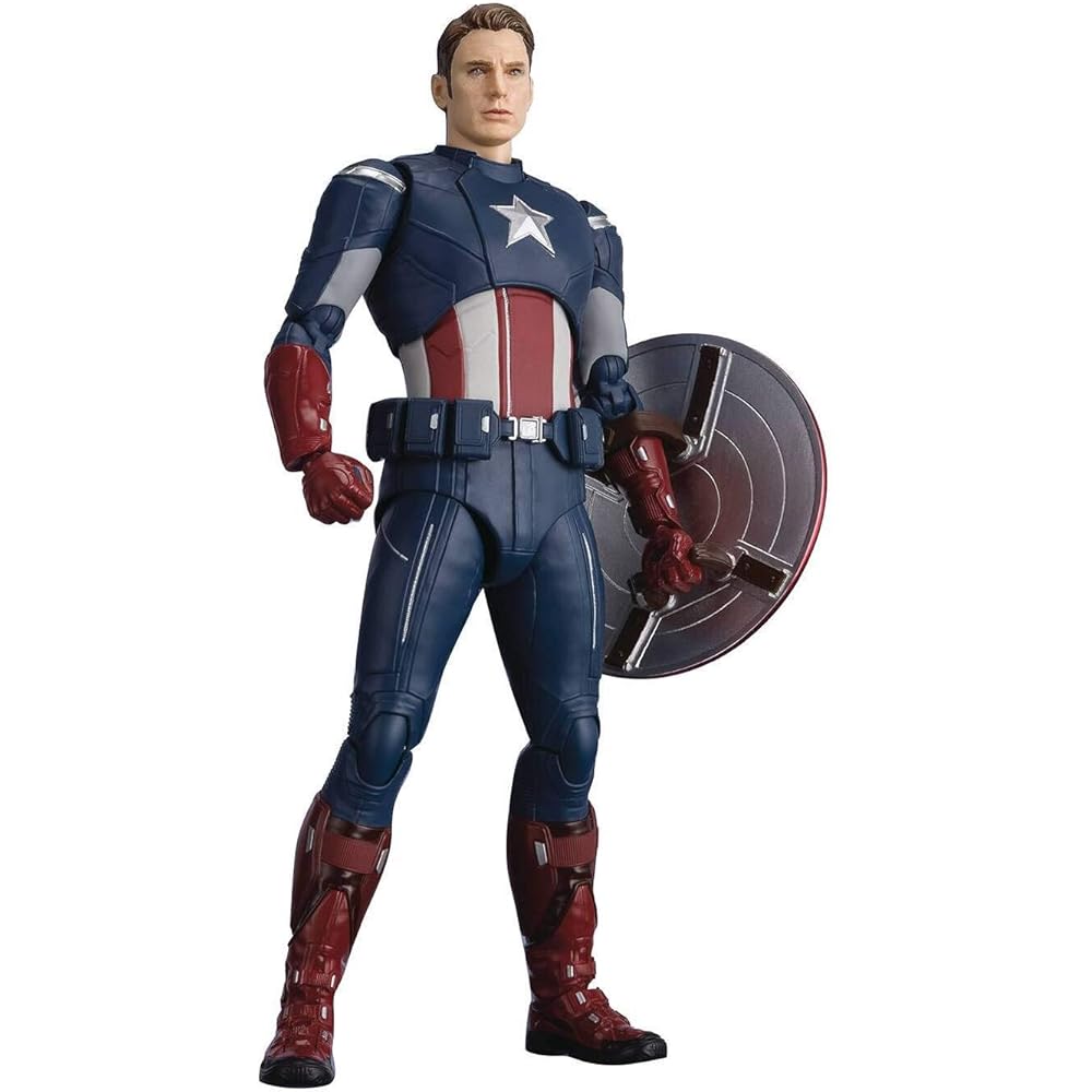 TAMASHII NATIONS S.H.Figuarts Captain America CAP vs. CAP Edition Action Figure Avengers: Endgame