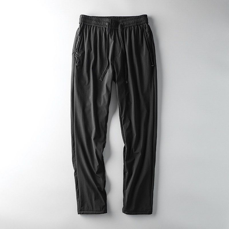 Label Cutting Cattle Goods Thickened Export Original Casual Pants Outdoor Black 2XL