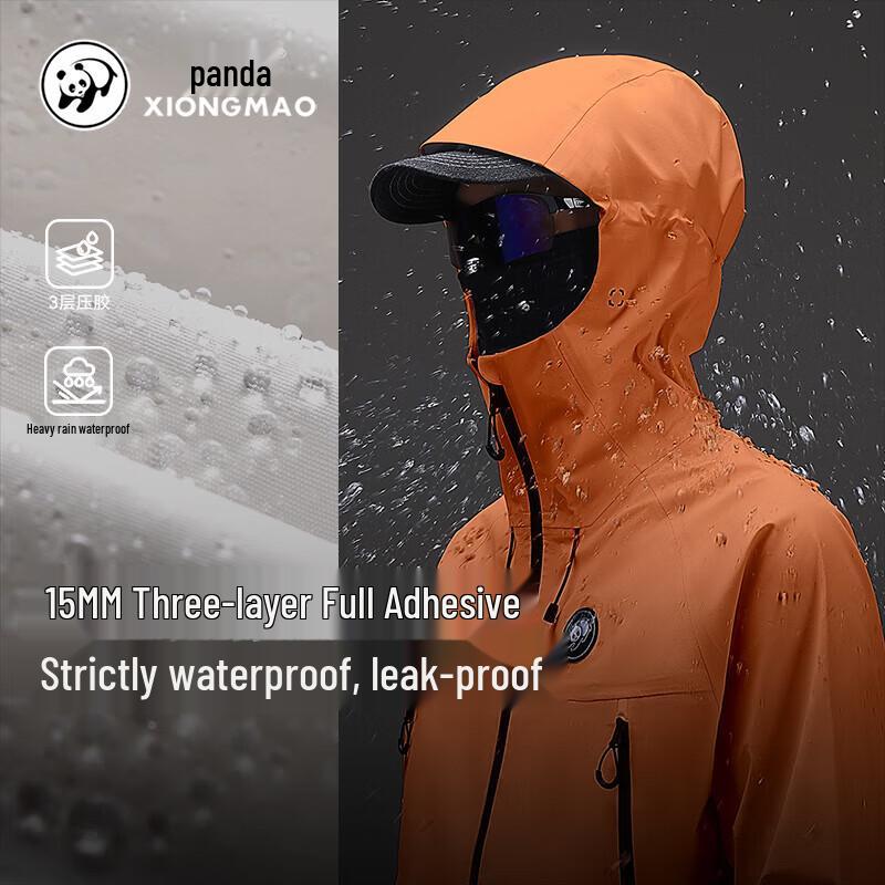 Unisex 3L Hardshell Outdoor Hiking Jacket