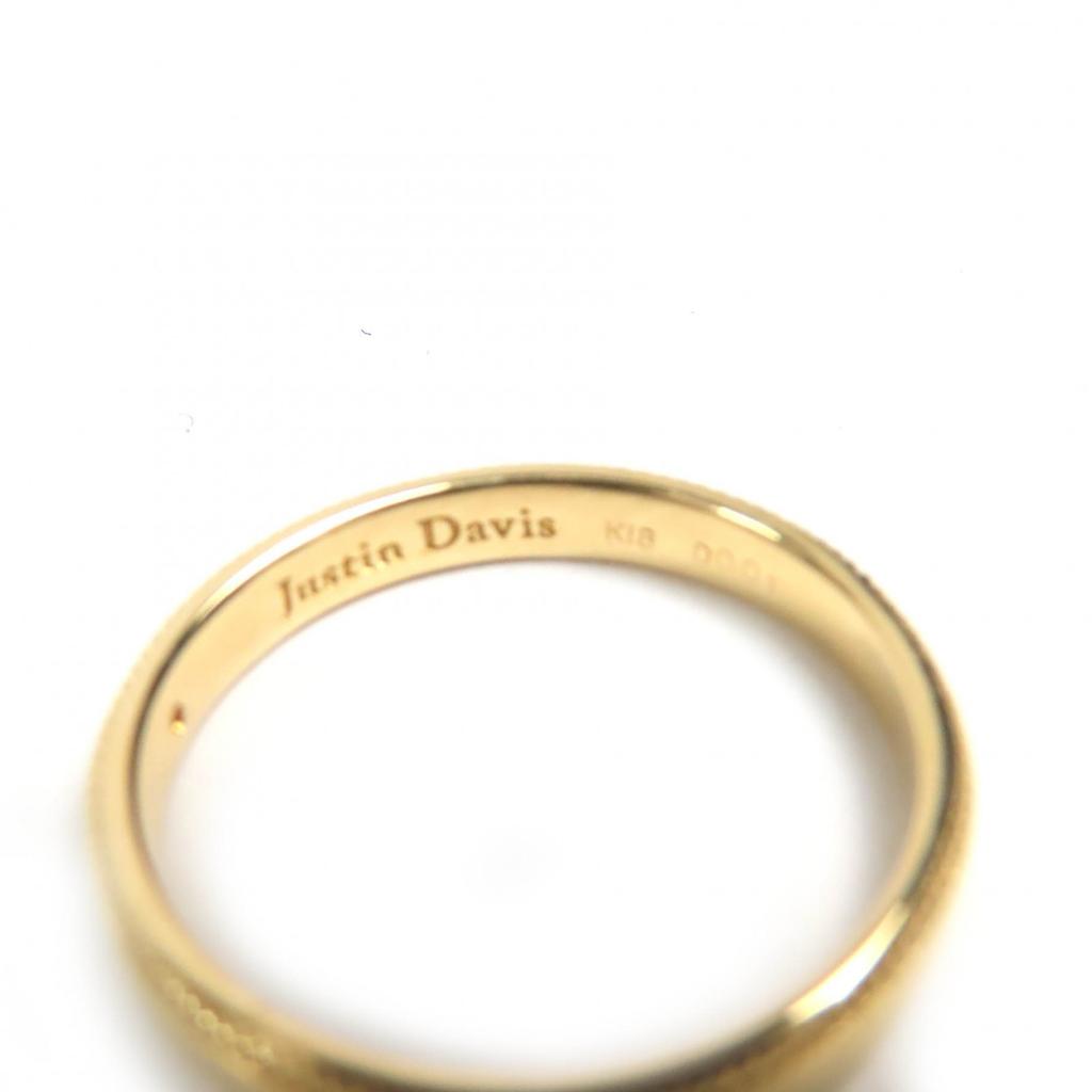 Excellent Justin Davis Ring SPLENDOR gold 18K mens GRJ08 Used