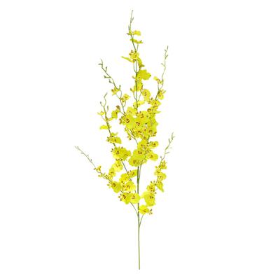 Kunst Orchideeën Bloem Faux Zijde Dansende Orchidee Lange Steel 7 Takken voor Huis Bruiloft Kantoor
