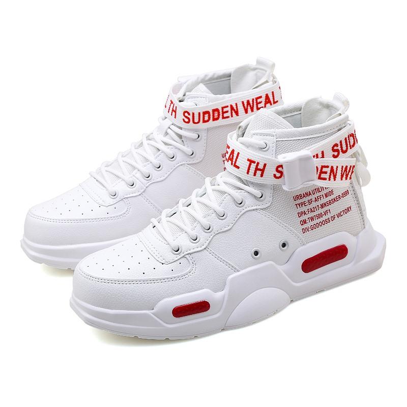 Herrenschuhe Höhenerhöhende Schuhe Herren Trendschuhe Neuer Herbst Vielseitige High Top Basketball Trendiger Vielseitiger Sportschuh