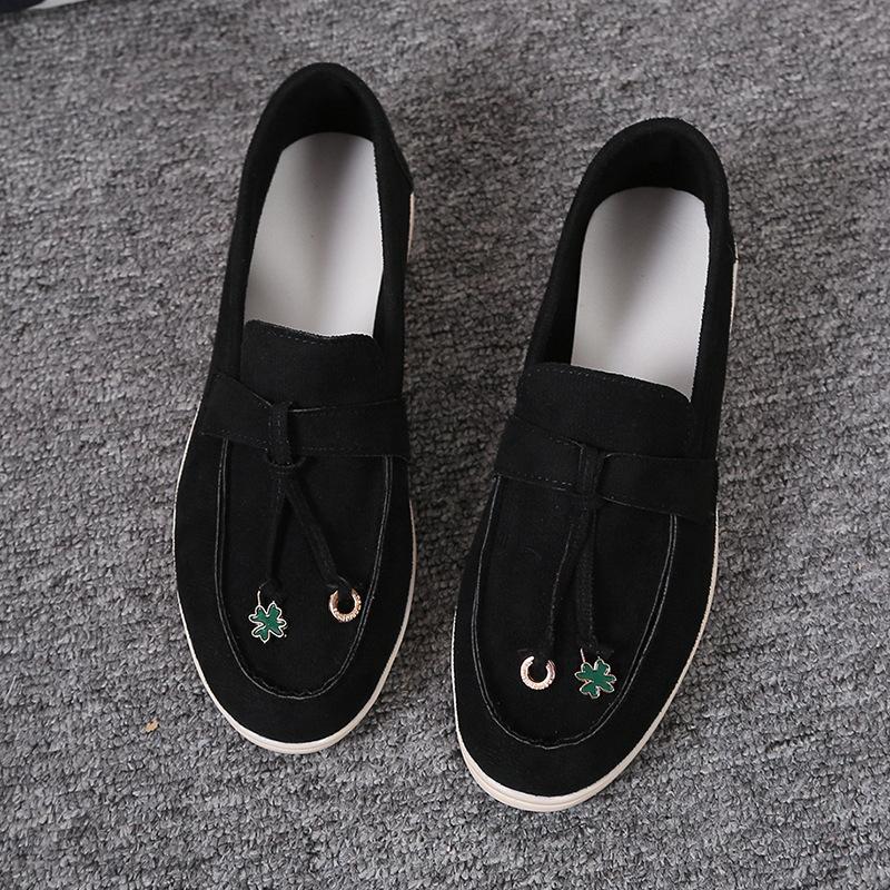 large size women's shoes 43 soft-soled loafers flat-soled casual Doudou shoes one-pedal lazy women's shoes