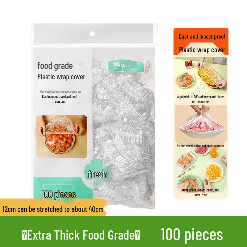 Cobertura Descartável de Película Aderente Anti-Odor para Conservação de Alimentos para Tigelas e Pratos