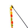 Cat Wand Toys with Tassel Durable Bite Resistant Soft Interactive Cat Teaser Wand Toys with Bell