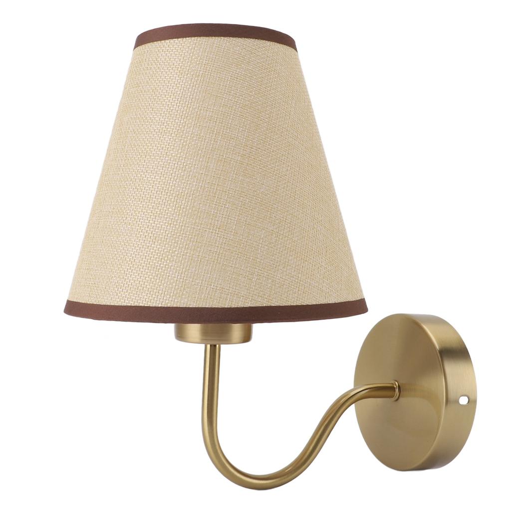 Linen Wall Lamp Modern Decorative Indoor Light for Bedroom Bedside Living Room Hallway Corridor