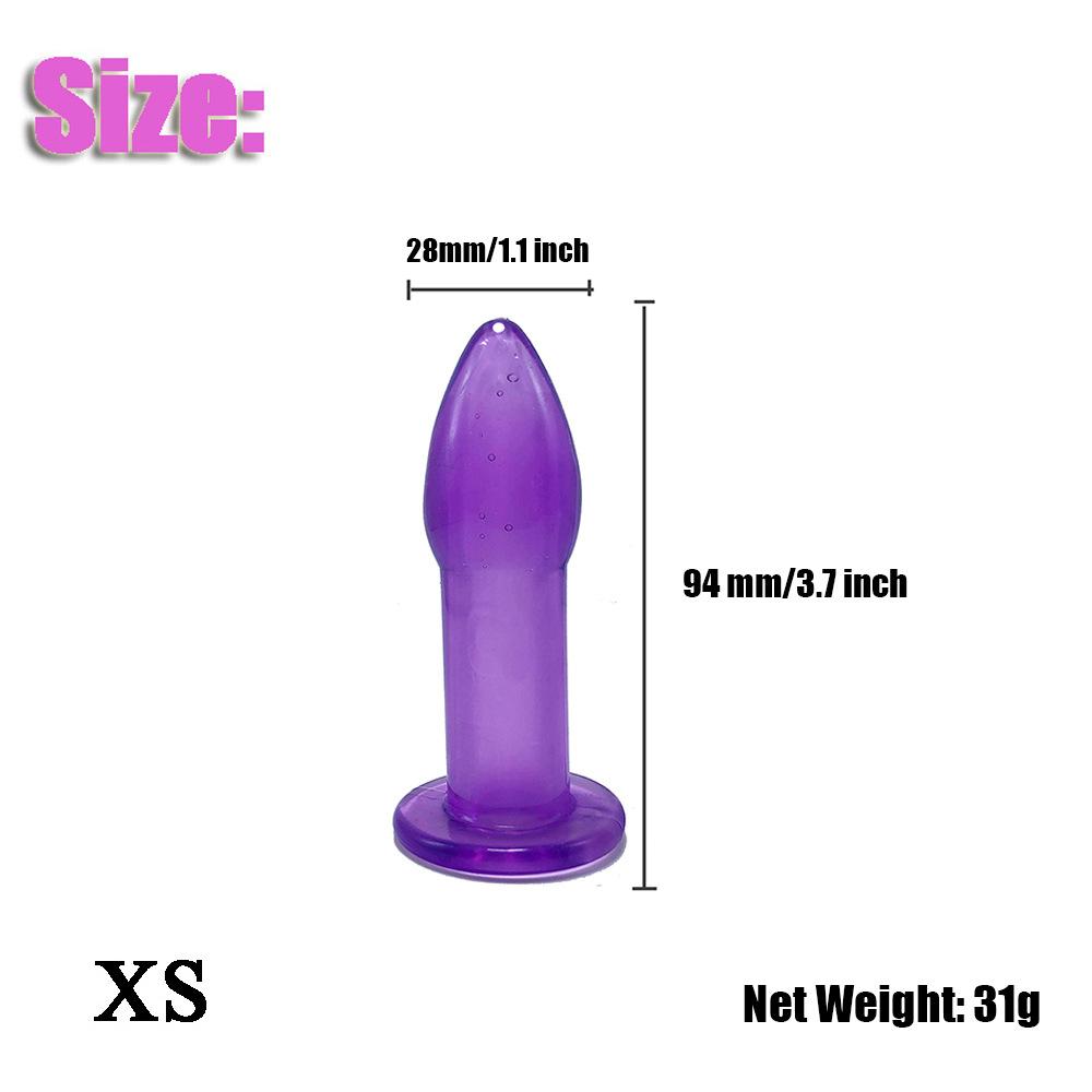 Vaginal Anal Dilator Butt Plug Enema 5 Sizes Hollow Anal Plug Soft Speculum Prostate Massager Sex Toys For Woman Men Sex