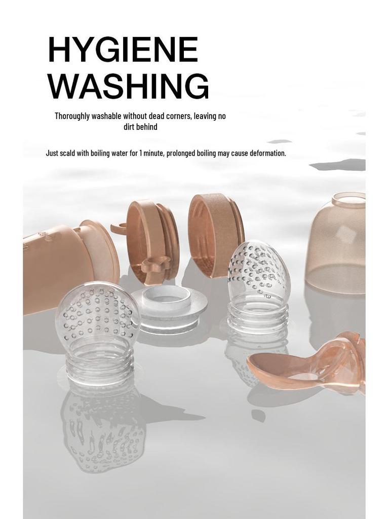 Silicone Baby Feeding Spoon & Teether for Rice Cereal and Puree