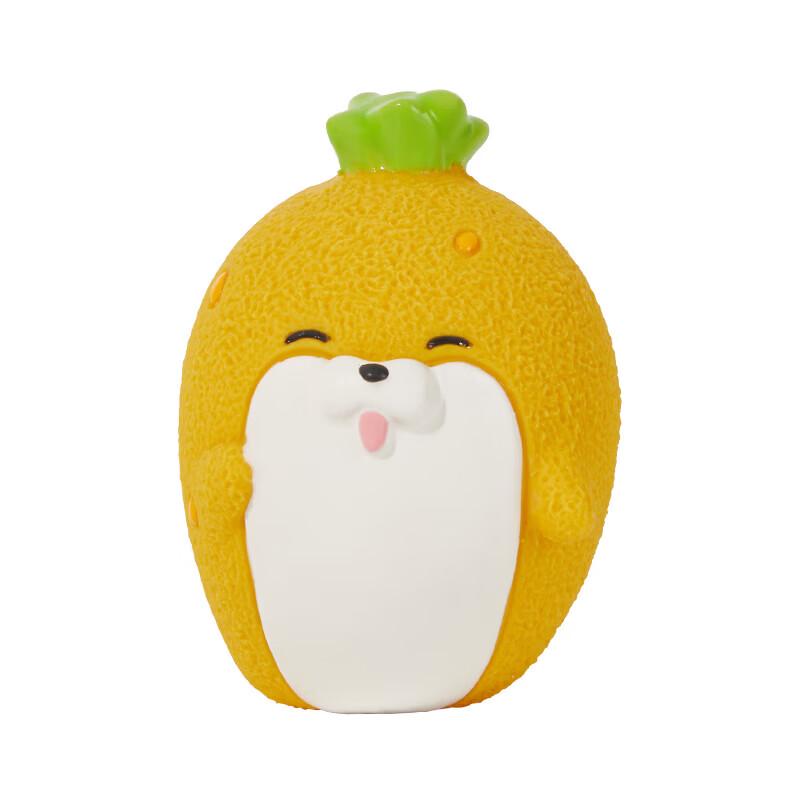 EETOYS Pineapple Leopard Sound Latex Dog Toy