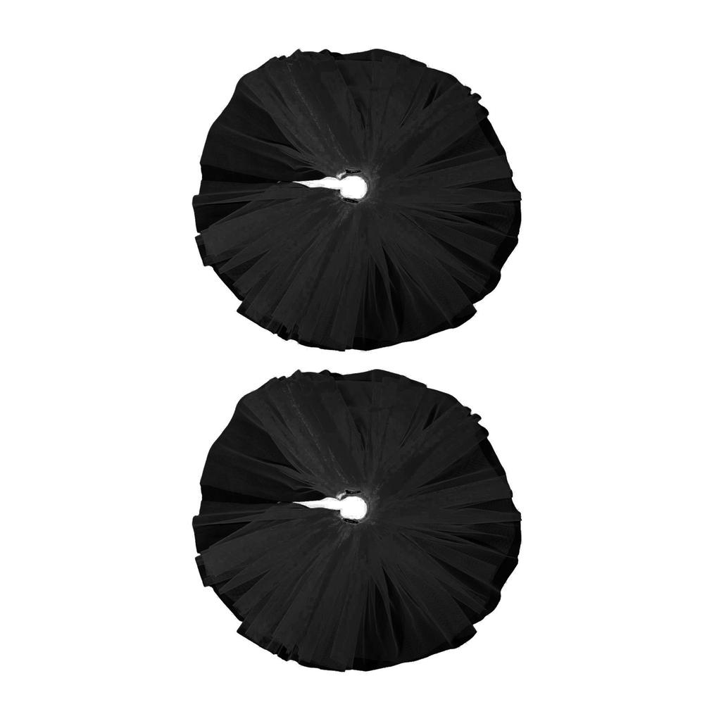 Epaulet Shoulder Cover Tulle Wing for Dance Stage Play Costume Party Carnivals Bride Evil Wing Mesh Costume