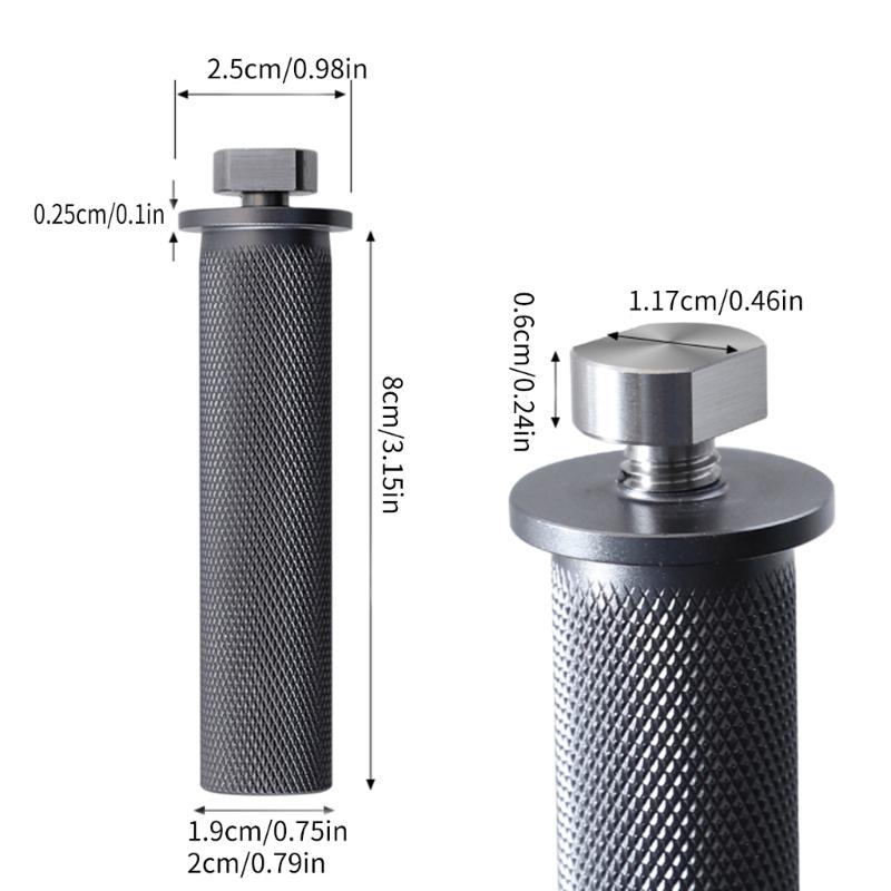 19mm/20mm Table Planing Stop Dogs Small Workbench Stopper Portable Tenon Wear-resistant for Track Woodwork