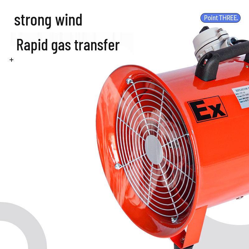 Explosion-Proof Axial Flow Fan: Powerful, Silent, High-Temperature Resistant, Industrial Dust Removal, and Ventilation Equipment.