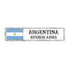 Vintage Buenos Aires Metal Sign Custom Flag Indoor Bar Decor