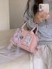Korean Sweet Handheld Bowling Bag for Women 2025 - Fashionable Pillow-Style Versatile Crossbody Ita Bag