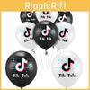 Eye-catching Tiktok Theme Latex Balloon For Vibrant Birthday Party Decor Supplies
