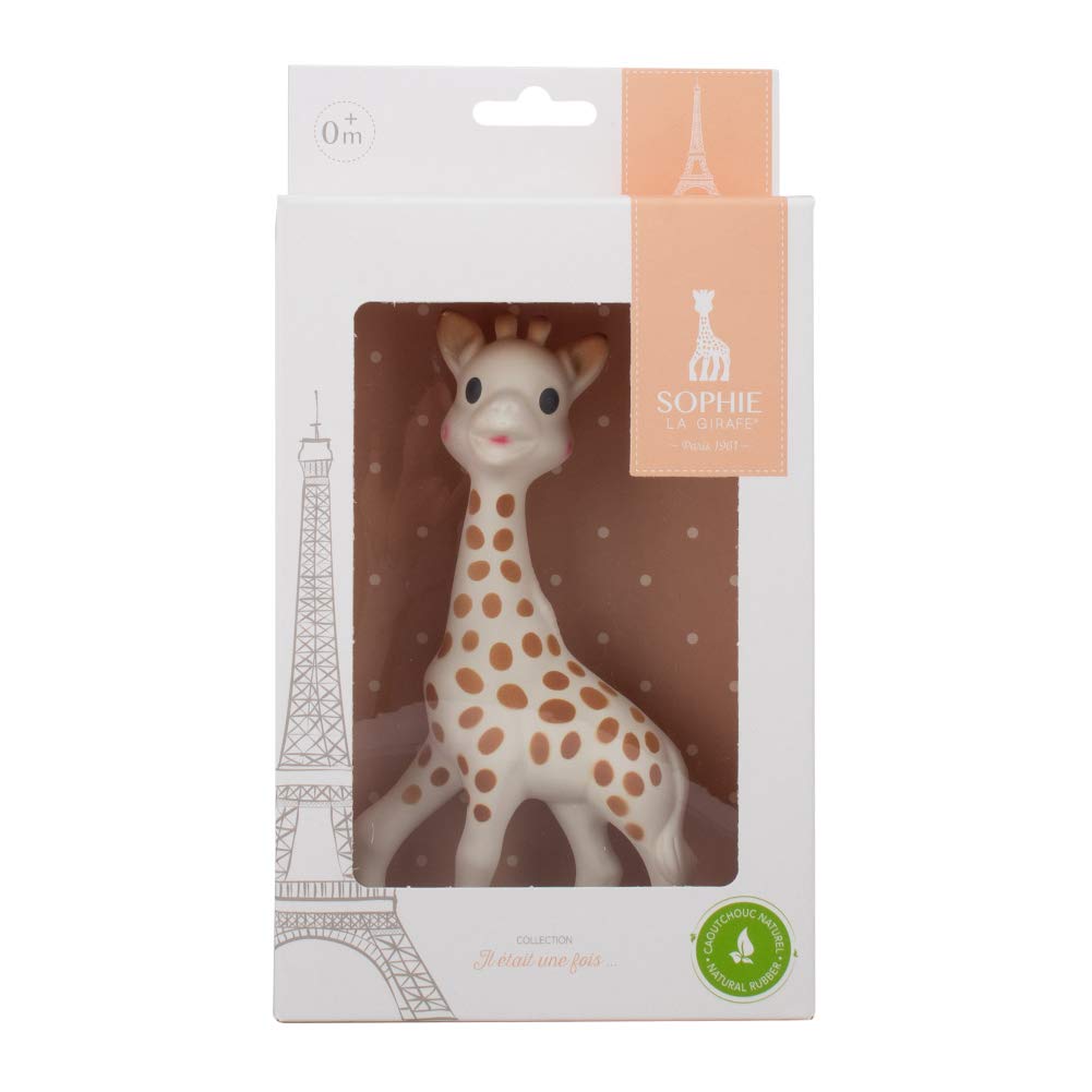 Sophie the Giraffe by a baby teething toy made of natural Safe and Product Perfect as a gift for newborns or Vulli, rubber. cute. number 616400.
