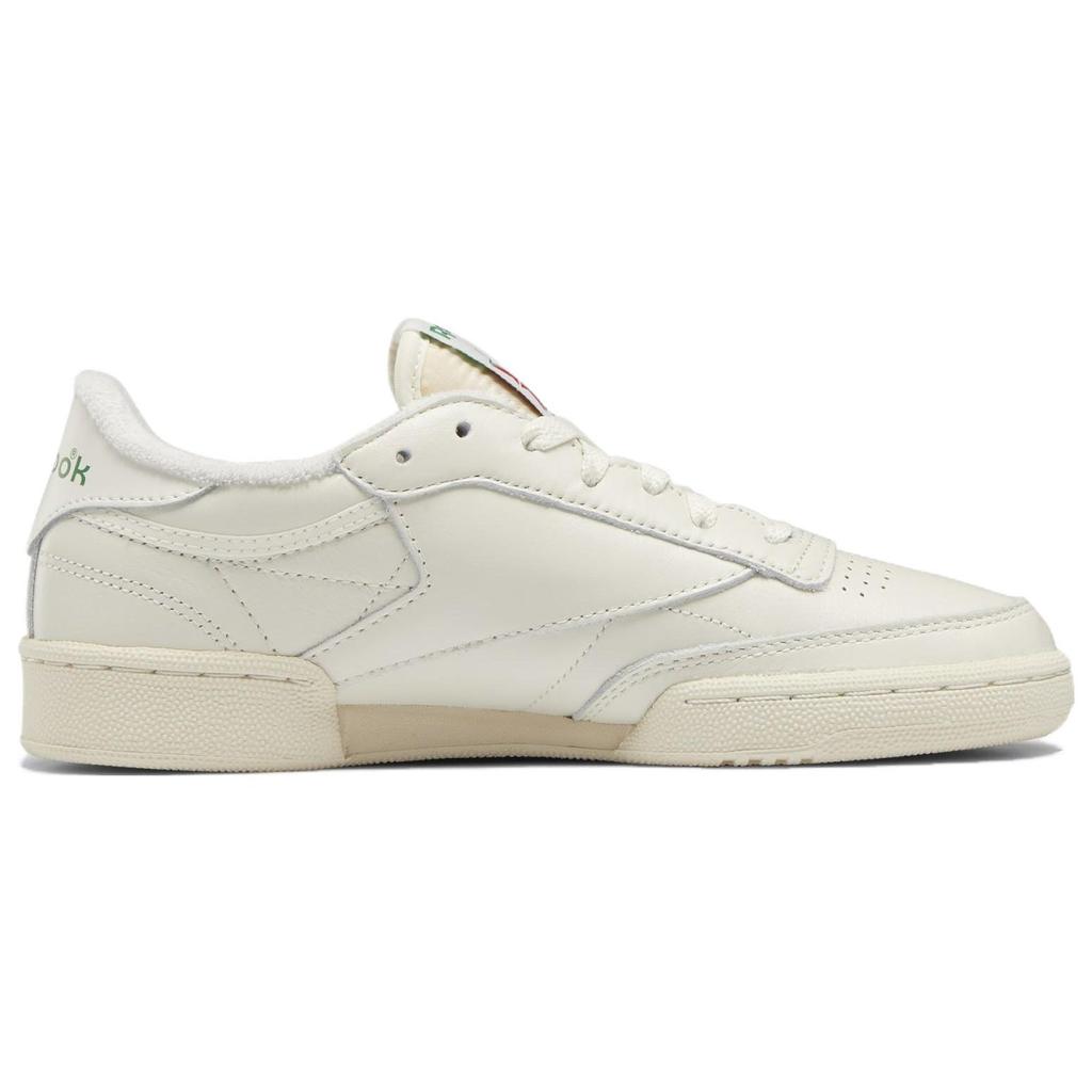 Reebok Club C 85 Chalk Glen Green Women Sneakers White Alabaster GX3686