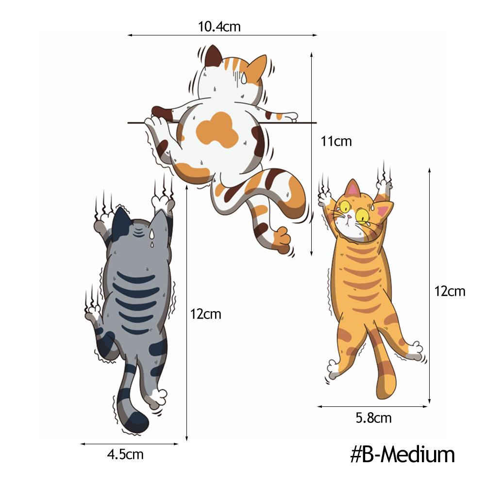 Neue Klettern Katzen Auto Aufkleber Lustige Tier Styling Wasserdicht Aufkleber Dekoration Auto Körper Hause Fenster Kreative Aufkleber