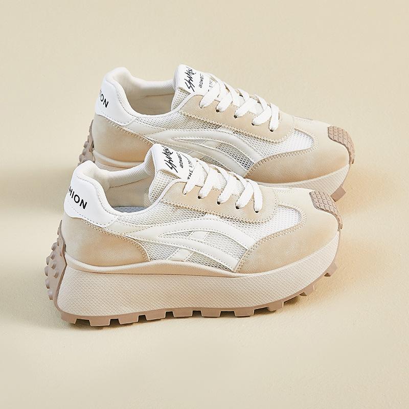 Korean New Dad Shoes for Women In Summer Student Sports and Leisure Mesh Breathable and Enhancing Height