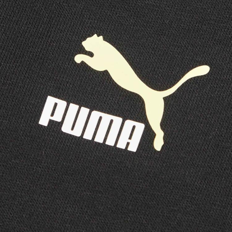 Puma Elevate Knit Sport Crew Neck Sweatshirt Women Tops Black 531078-01