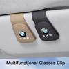 Car Glasses Clip Multifunction Sun Visor Leather Eyeglasses Clip For BMW M e46 e90 e60 f30 f10 e39 e36 g20 g30 f20 Accessories djbf00