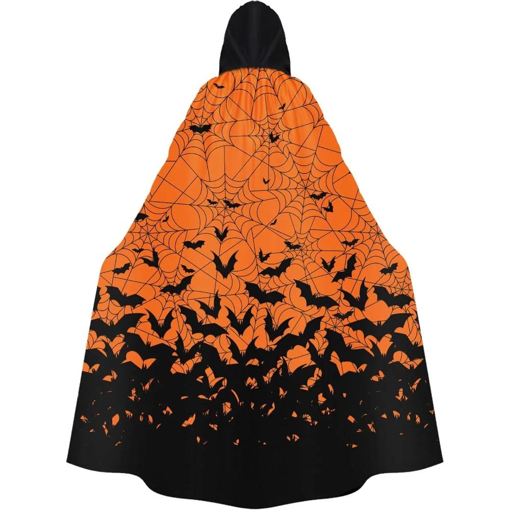 

Кровавый отпечаток руки Призрачные летучие мыши Плащ с капюшоном Хэллоуин Косплей Костюмы для взрослых мужчин женщин Страшные Темные Вечерние Накидки One Size