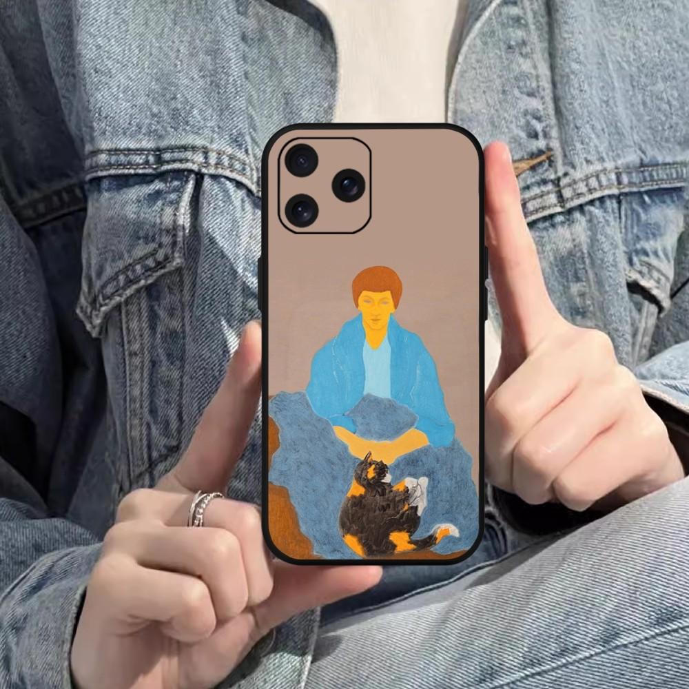 March Avery Art Phone Case For Xiaomi 10 12 Poco M3 X3 Nfc Redmi 10 11S Lite Ultra 4G 5G Black Soft Shell