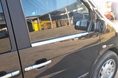 Borduri de sticlă (2 buc, inox) pentru Mercedes Vito W638 1996-2003